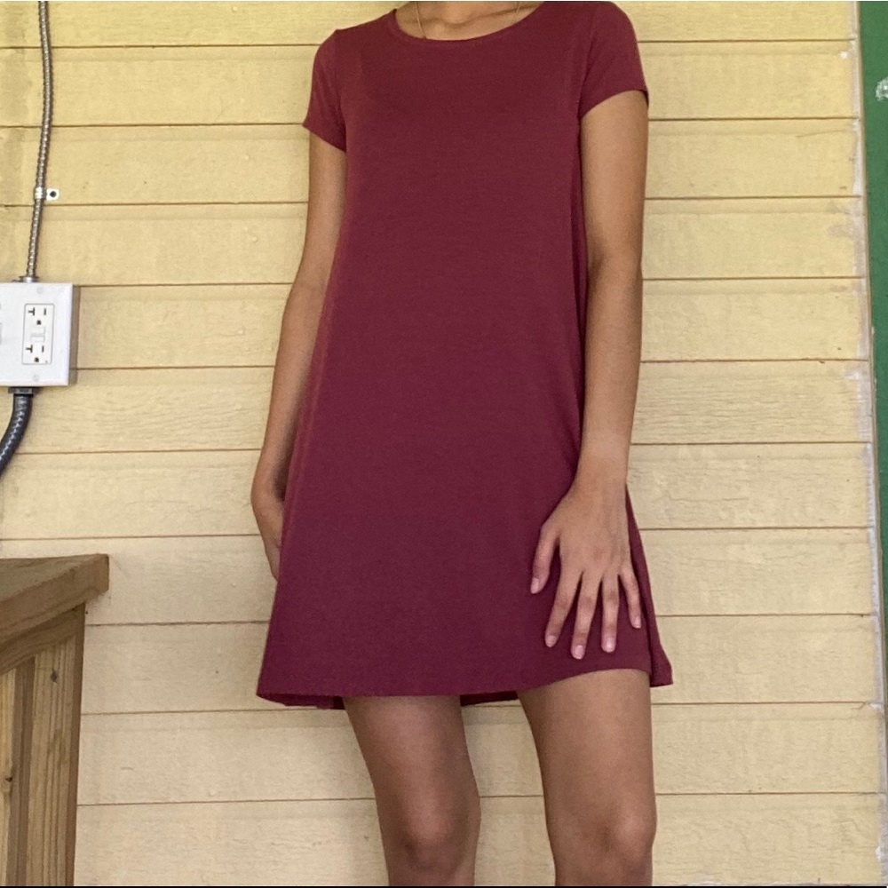 Maroon Dress